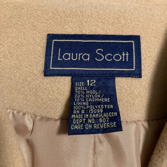 NWOT Vintage Laura Scott Blazer Jacket Size 12 - Picture 9 of 10